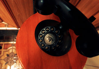 ホテルレトロ電話